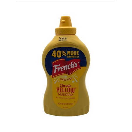 27762 - French' s Yellow Mustard 20 oz - BOX: 12