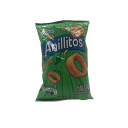 27775 - Yummies Anillitos Ring Chips Jalapeno. 24/5.3 oz - BOX: 24 Units