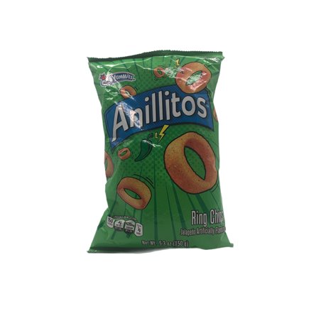 27775 - Yummies Anillitos Ring Chips Jalapeno. 24/5.3 oz - BOX: 24 Units