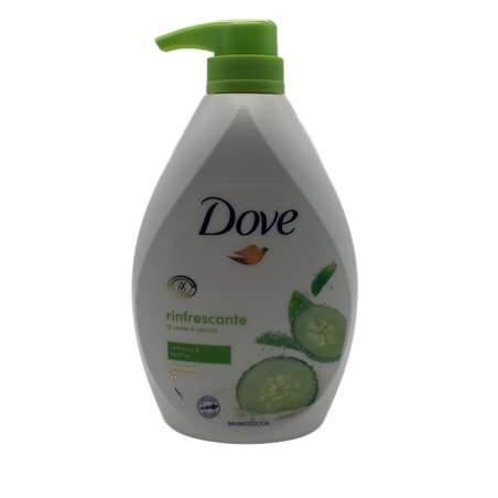27798 - Dove Bath Gel/Go fresh Green tea & Cucumber bagno with Pump Case- 720ml - BOX: 4 Units