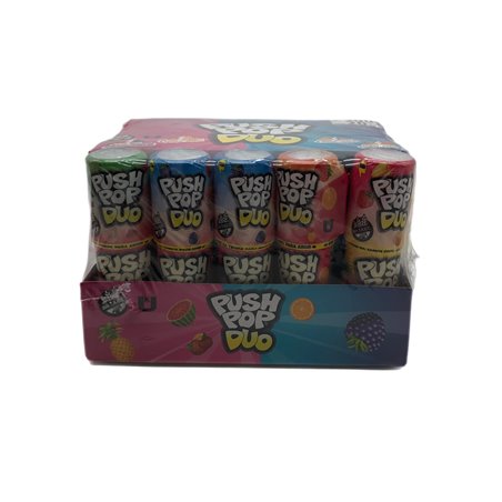 27807 - Push Pop Duo Candy - 20ct - BOX: 24 Pkg