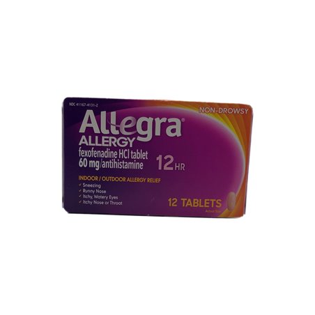 27951 - Allegra Allergy 12Hr 60 mg 12 T - BOX: 