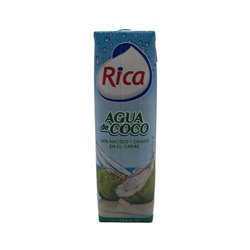 28007 - Rica Coconut Water Twist Cap - 1 Lt. (Pack of 12) - BOX: 12 Units