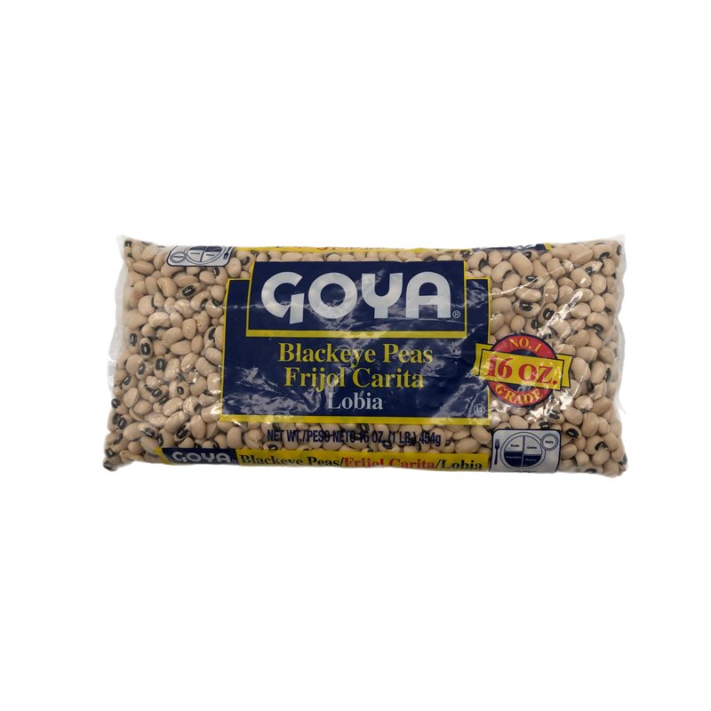 28085 - Goya Black Eyes Peas/ Frijol Carita Beans - 1 Lb. Bag (Case of 24) - BOX: 24 Units