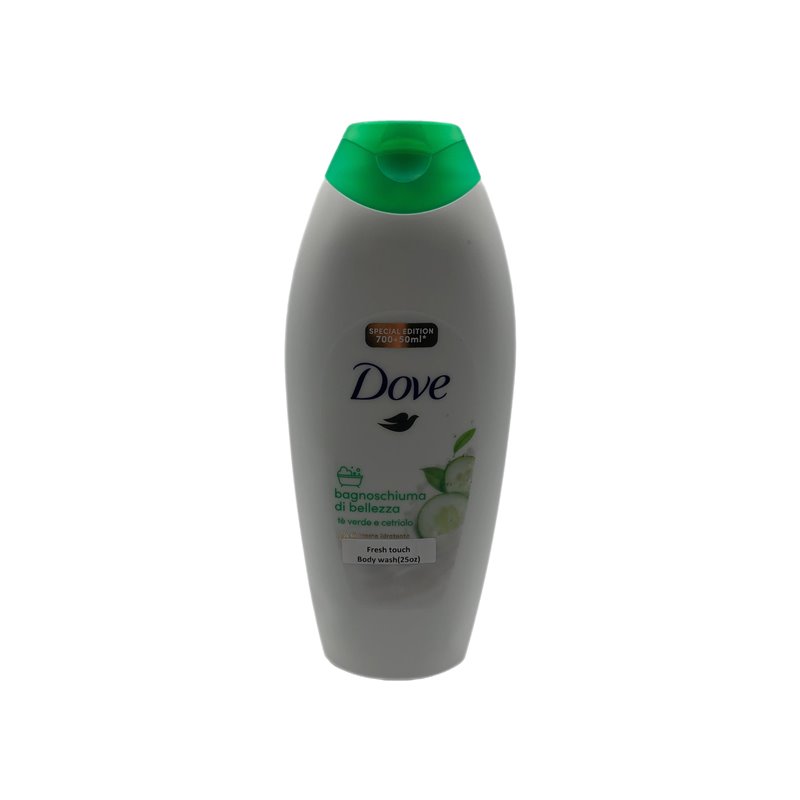 28106 - Dove Body Wash,  Bagnoschiuma Di Bellezza - (Fresh Touch) - 12/750ml - BOX: 12 Units