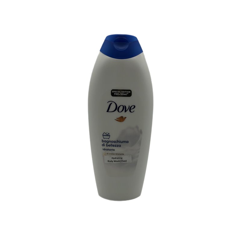 28107 - Dove Body Wash,  Bagnoschiuma Di Bellezza - (Hydrating Body Wash/ Indulging Cream) - 12/750ml - BOX: 12 Units