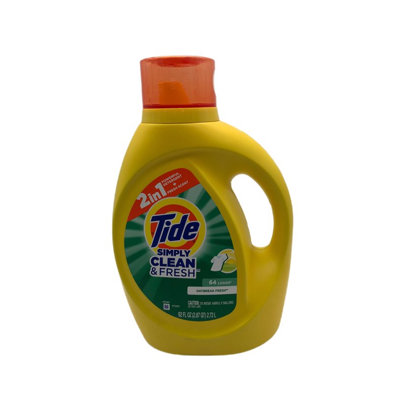 28117 - Tide Liquid Detergent Symply Clean & Fresh (DayBreak Fresh) - 92 fl. oz. (Case of 4) - BOX: 4 Units