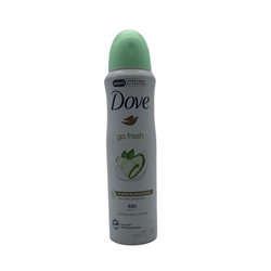 28159 - Dove Deodorant Spray, Go Fresh Aroma de Pepino y Te Verde - 150ml - BOX: 12 Units