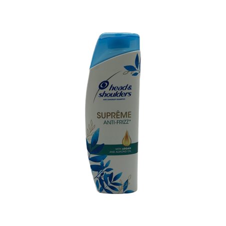 28202 - H&S Shampoo Supreme Anti - Frizz With Argan And Almond Oil - 400ml - BOX: 6 Unit