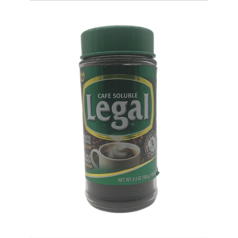 28558 - Café Soluble Legal Decafeinado - 6.3 oz. (6 Pack) - BOX: 12 Units