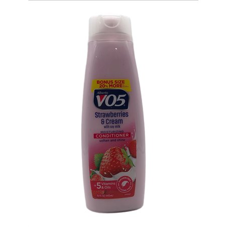 28568 - Alberto VO5 Conditioner, Strawberries & Cream - 15 fl. oz. - BOX: 6 Units