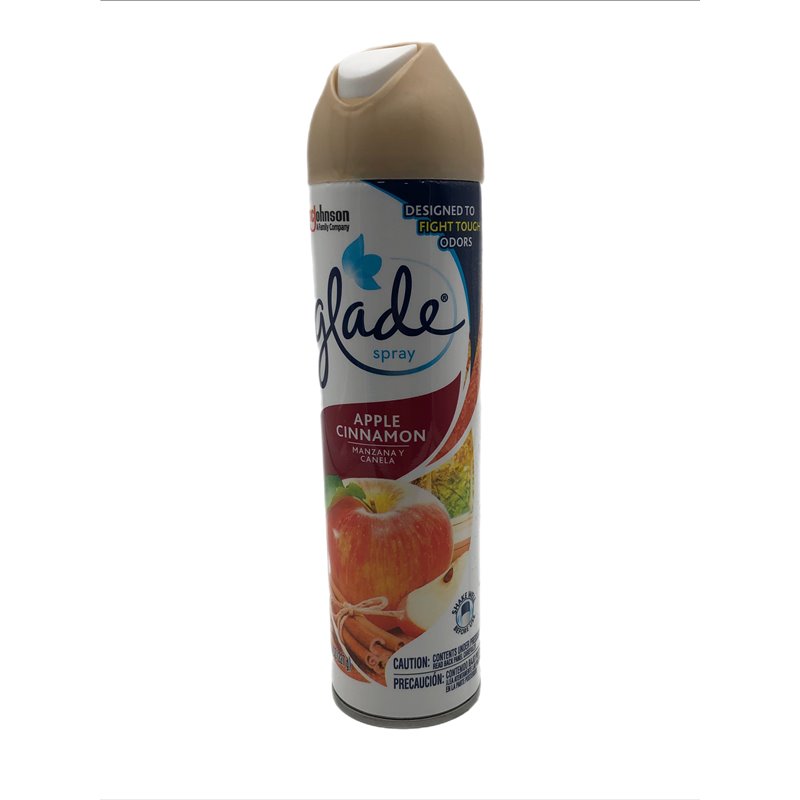 28569 - Glade Spray, Apple Cinnamon - 8.3 oz (Pkg of 6). No.04058 - BOX: 6 Units