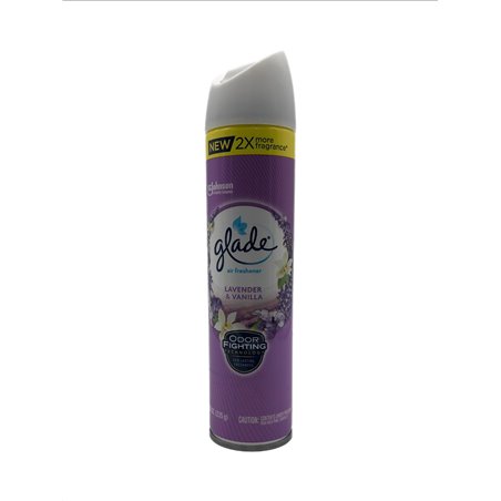 28573 - Glade Spray, Lavender & Vanilla - 8.3 oz (Pkg of 6). No.04070 - BOX: 6 Units