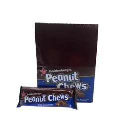 28377 - Peanut Chews Milk Chocolatey (Goldenberg's) - 24ct/2.0oz - BOX: 12 Pkg