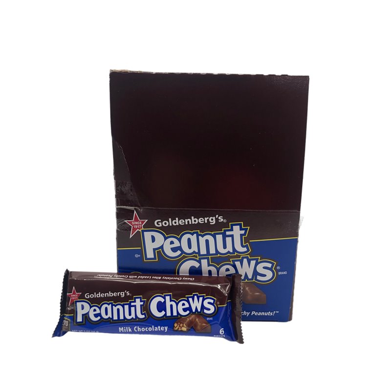 28377 - Peanut Chews Milk Chocolatey (Goldenberg's) - 24ct/2.0oz - BOX: 12 Pkg