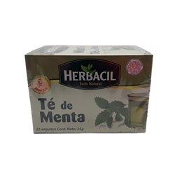 28379 - Herbacil Mint Tea (Te De Menta) 0.88 oz -  25 bag - BOX: 