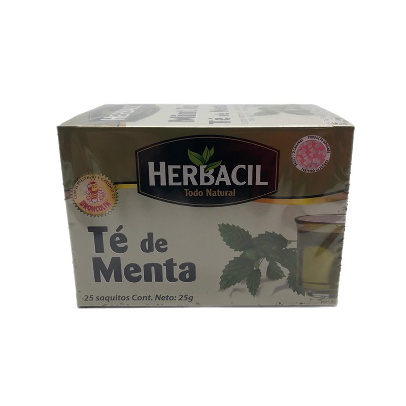 28379 - Herbacil Mint Tea (Te De Menta) 0.88 oz -  25 bag - BOX: 
