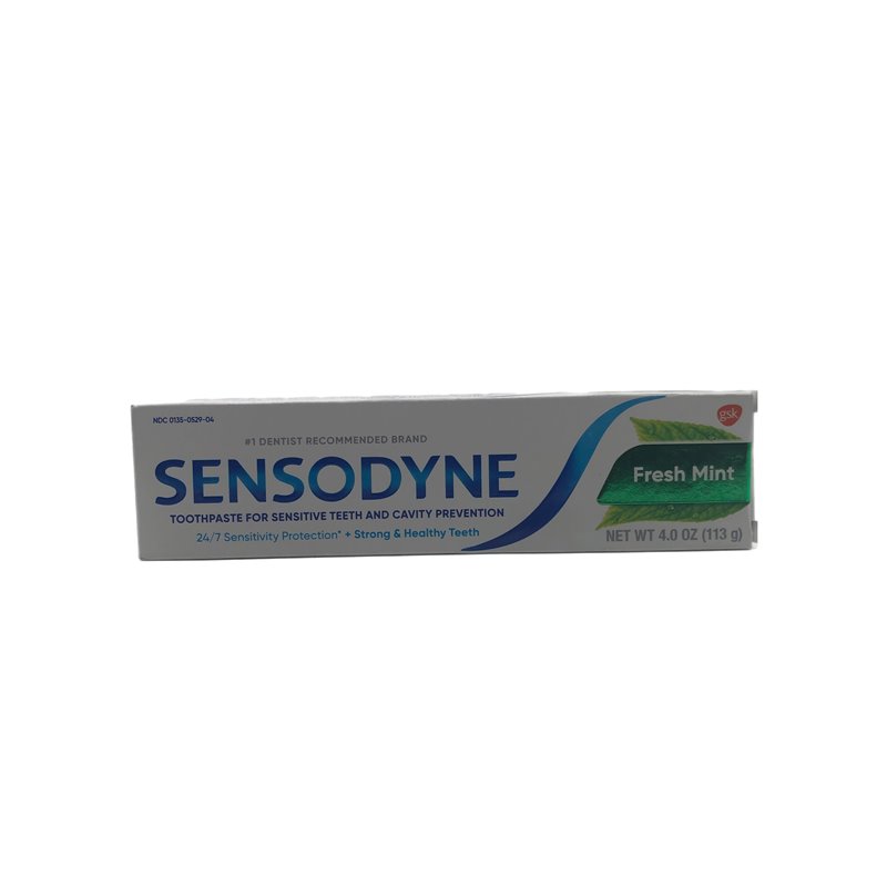 28417 - Sensodyne Toothpaste, Fresh Mint - 4 oz/113g - BOX: 12 Units