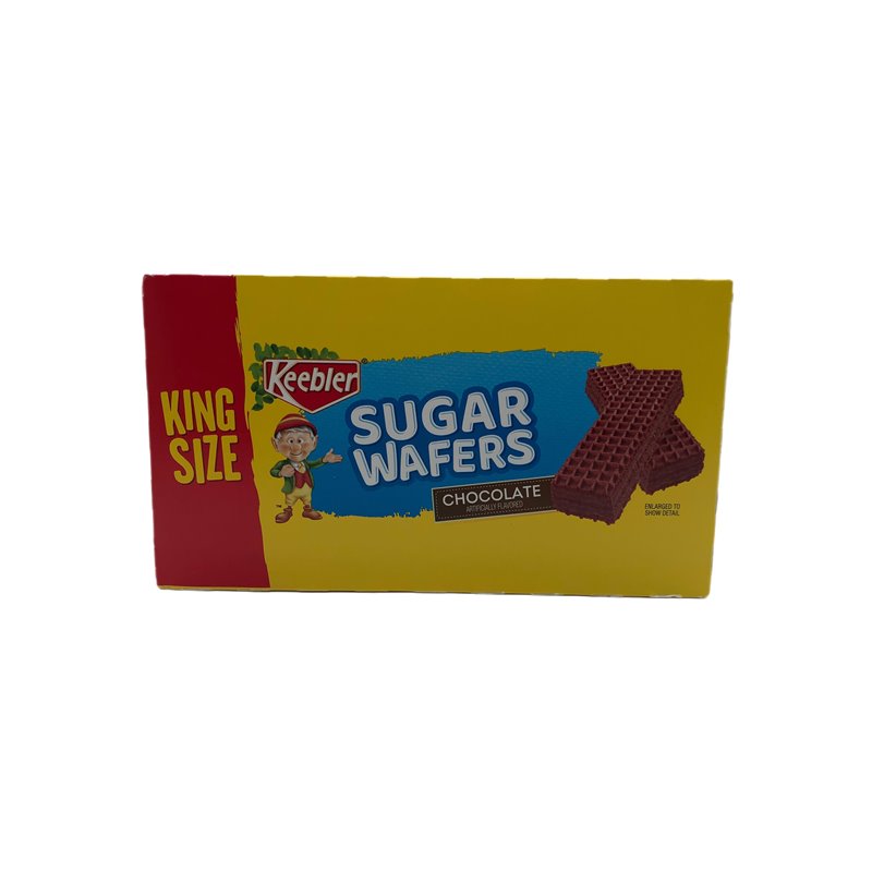 28426 - Kebbler Sugar Wafers Chocolate (King Size) - 9/4.4oz. 07383 - BOX: 9 Pkg