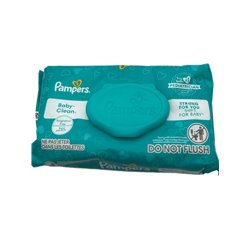 28326 - Pampers Wipes, Complete Clean Baby  UnScent (Bags) 8 - 72ct - BOX: 8 Bags