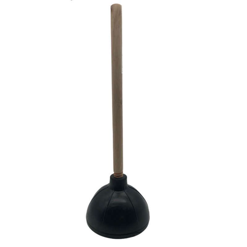 28328 - Toilet Plunger W/Wood Stick. Simply For Home (27340) - BOX: 