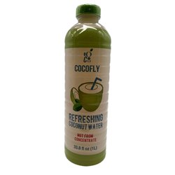 28329 - Cocofly Refreshing Coconut Water (Not From Concentrate) - 12/33.8 fl Oz - BOX: 