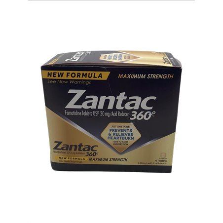 28586 - Zantac Maximun Strength 6ct - BOX: 