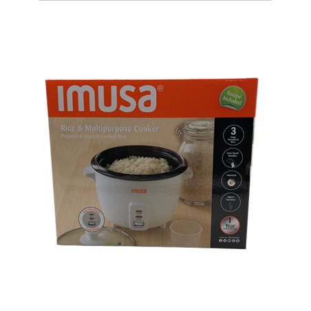 28625 - Imusa Electric Rice Cooker - 3 Cups - BOX: 