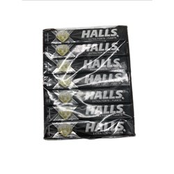 28681 - Halls Extra Fuerte Black   - 21ct - BOX: 30 Pkg