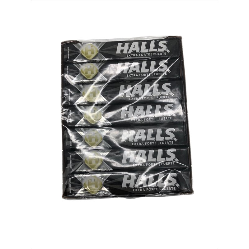 28681 - Halls Extra Fuerte Black   - 21ct - BOX: 30 Pkg