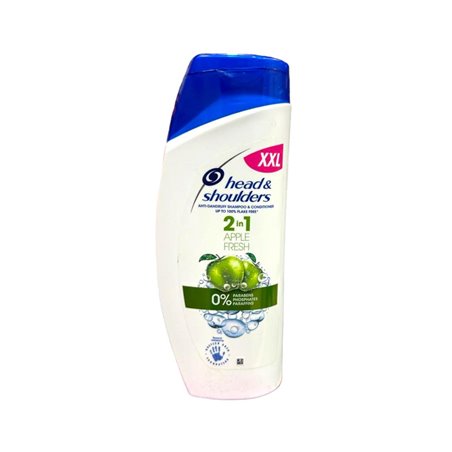 29132 - H&S Shampoo Apple Fresh 2 In 1 - 25.36 fl. oz. (750ml) - BOX: 12 Units