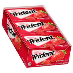 7018 - Trident Strawberry Twist - 12/14ct - BOX: 12 Pkg