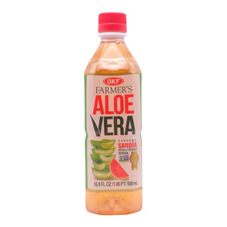 26628 - OKF Aloe Vera Drink, Watermelon - 500ml (Case of 12) - BOX: 12