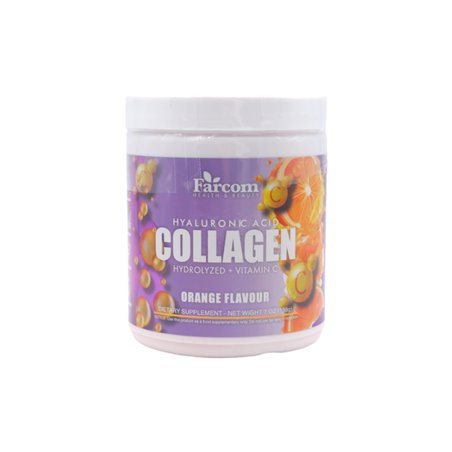 26477 - Farcom Hyaluronic Collagen Orange  Hydrolzed + Vitamin C  7 oz - BOX: 