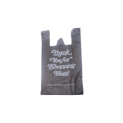 27283 - Non-Wove Vest Bag Black 200ct - BOX: 100