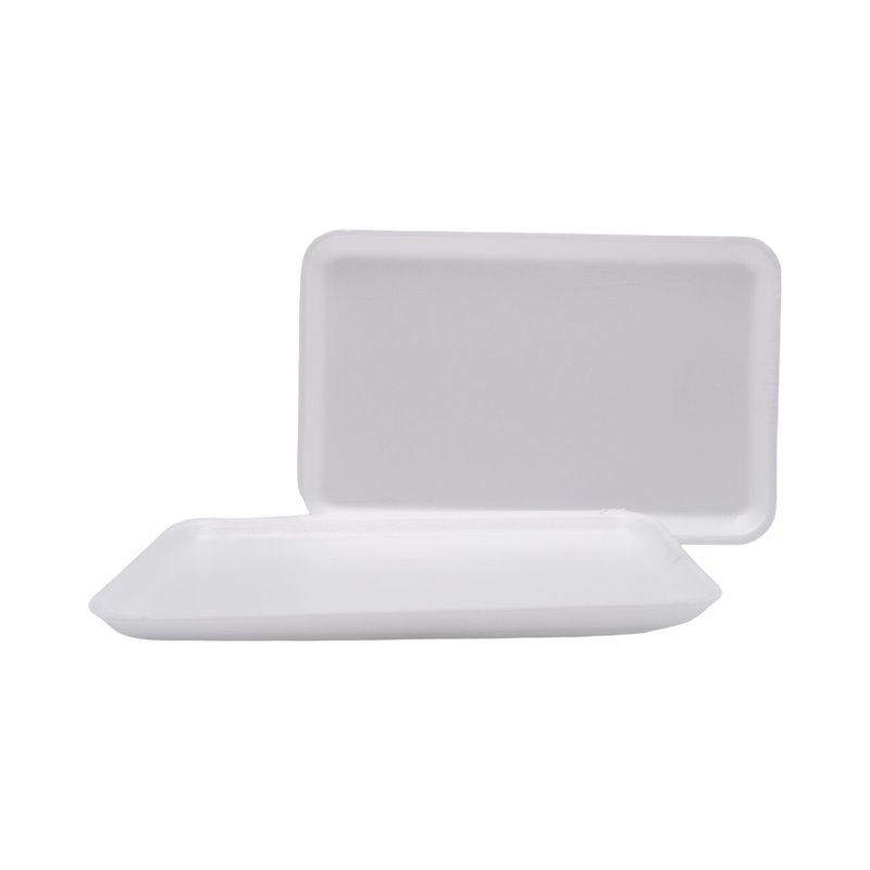 27098 - 9SW White Foam Tray - 250 Pcs - BOX: 250
