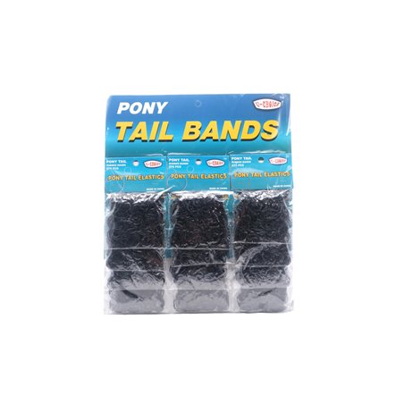 29640 - Pony Tail Bands - 275 Pcs (24 Pack) - BOX: 