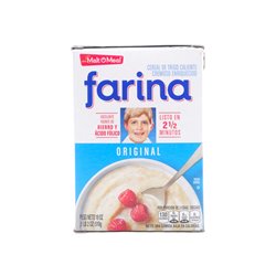 26183 - Farina Hot Wheat Cereal - 18oz (Case Of 10) - BOX: 10 Unit