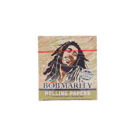 27044 - Bob Marley Cigarette Papers Organic - 50 Packs - BOX: 50 Pkg