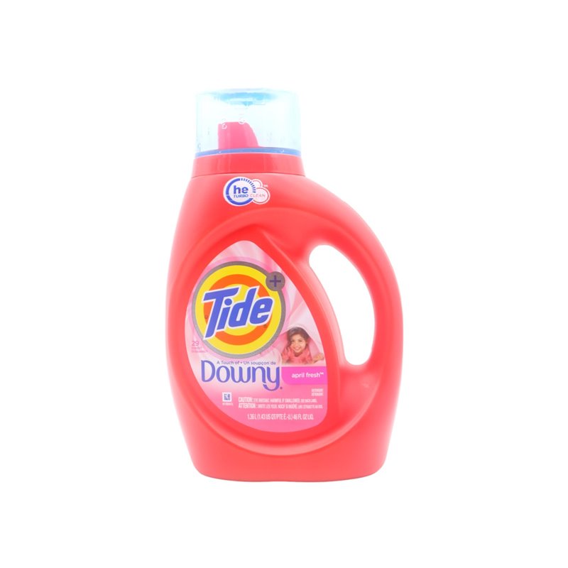 28913 - Tide Liquid Detergent, Touch Of Downy Softness/April Fresh - 46 fl. oz. (Case of 6)(87453) - BOX: 6 Units