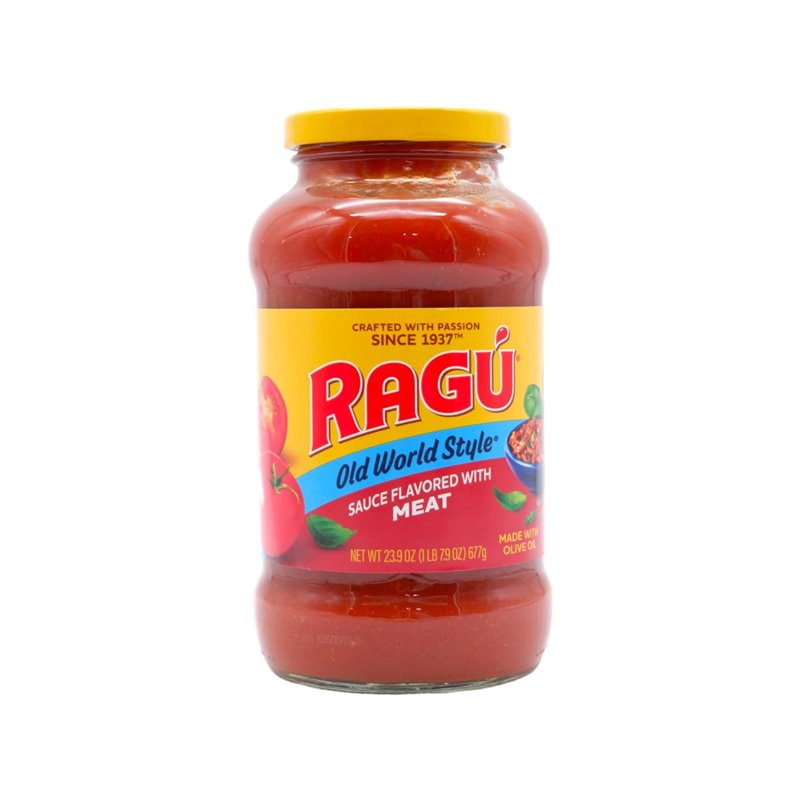 29768 - Ragú Traditional Pasta Sauce W/ Meat- 23.9 oz. (12 Pack) - BOX: 