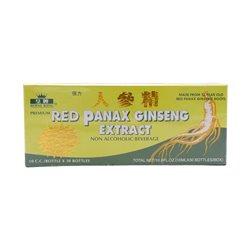 29775 - Red Panax Ginseng Extract, 10 ml - 30 Bottles - BOX: 