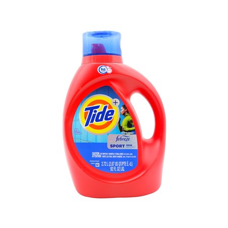 29795 - Tide Liquid Detergent High Efficiency Sport Odor Defense (Active Fresh) - 92 fl. oz. ( Case of 4 ). 87517 - BOX: 4 Units