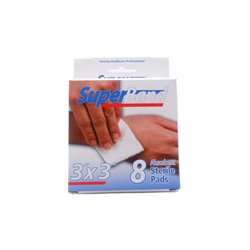 29826 - SuperBand Absorbent Sterile Pads, 3"x3" - 8ct - BOX: 12