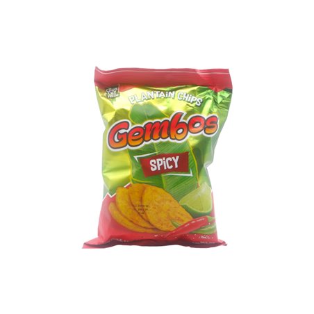 29829 - Gembos Platano Picante (Platain Spicy Chips) - 5.29 oz. (Case of 24) - BOX: 24 Units