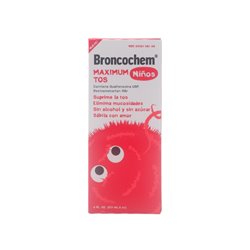 29602 - Broncochem Maximum Cough Syrup Kids (Red/White) - 4 fl. oz. - BOX: 48 Units
