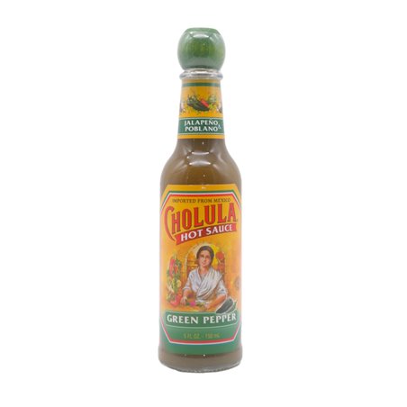29852 - Cholula Hot Sauce Green Pepper (Jalapeno Poblado) - 5 oz. (Case of 12) - BOX: 12 Units