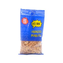 30174 - RE Unsalted Peanuts - 12/6 oz. (Case Of 12) 2682 - BOX: 12 Units
