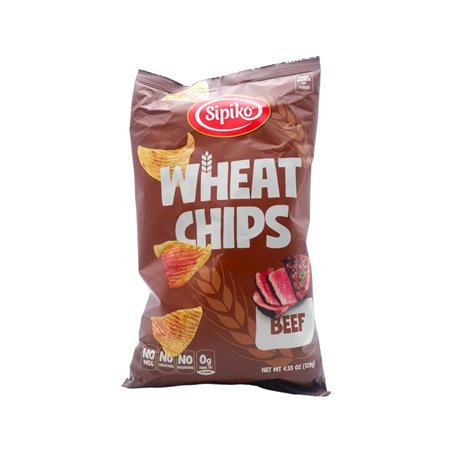 30181 - Sipiko Wheat Chips  (Beef) 15/4.55 oz. (Case Of 15) - BOX: 15 Units