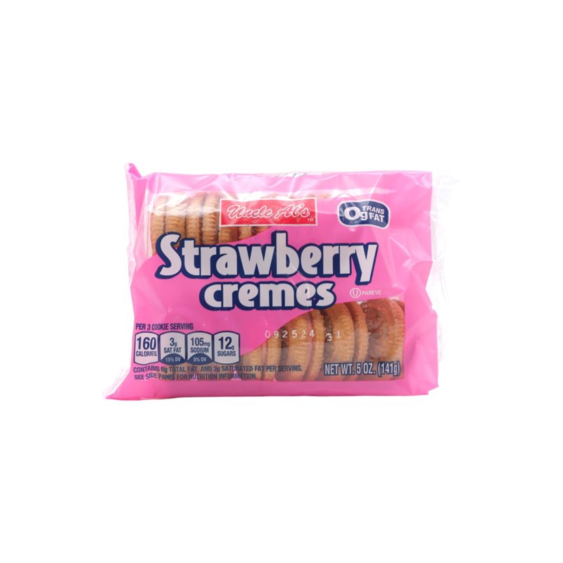 9551 - Cookies, Strawberry Cremes - 5 oz. (Case of 12) - BOX: 